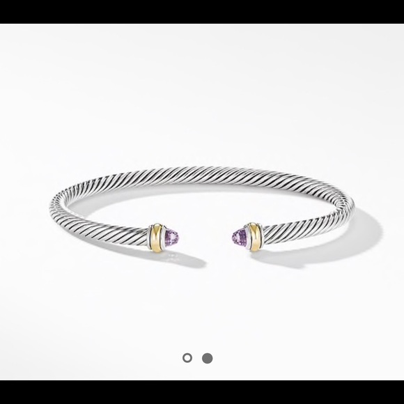 David Yurman Jewelry - David Yurman Amethyst Classic Cable Bracelet